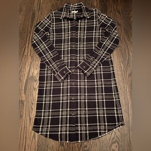 Faherty Sweater Dress in Soft Flannel